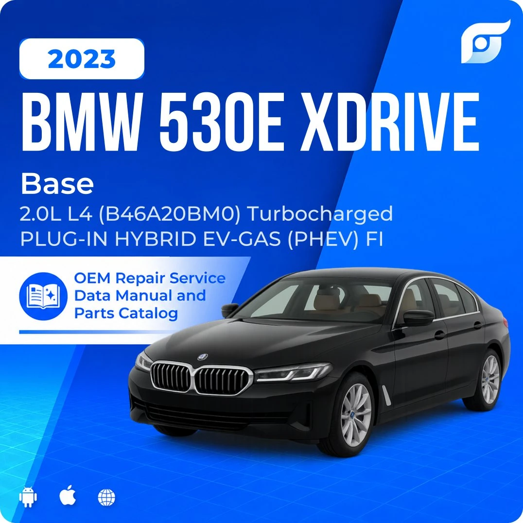 2023 BMW 530e xDrive Base - OEM Repair Service Manual