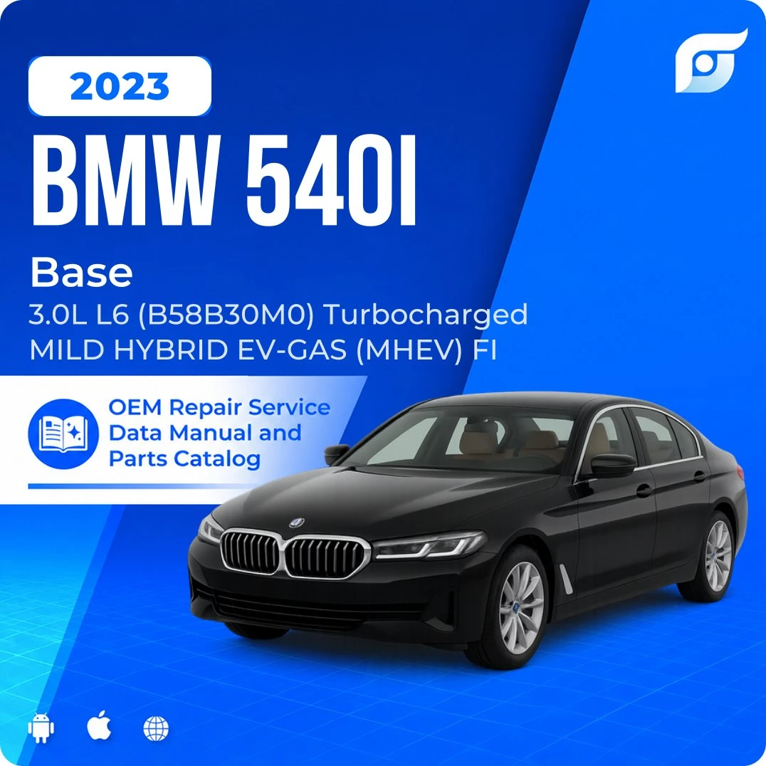 2023 BMW 540i Base - OEM Repair Service Manual