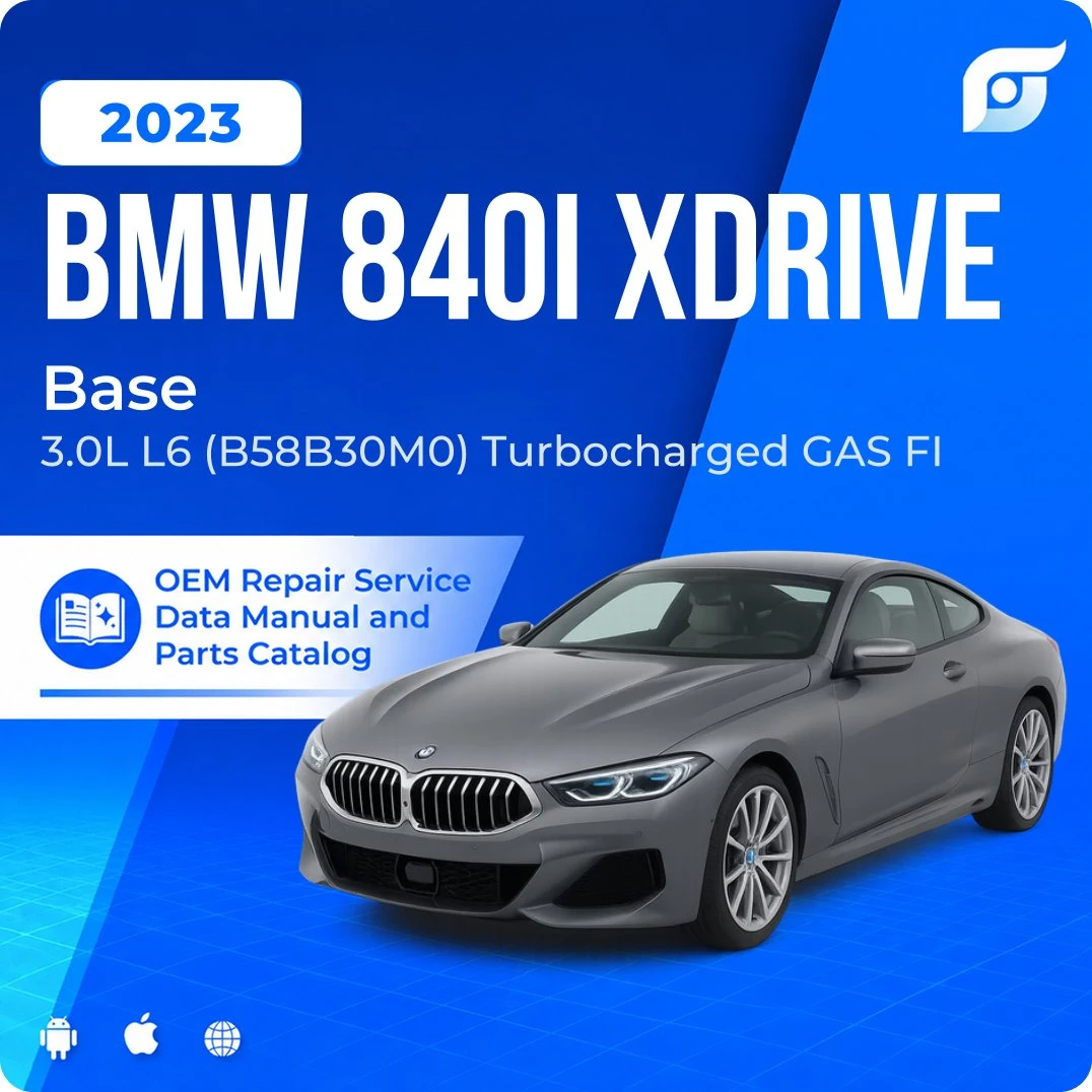 2023 BMW 840i xDrive Base - OEM Repair Service Manual