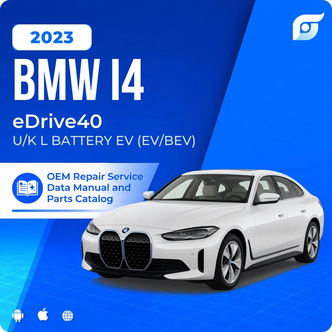 2023 BMW i4 eDrive40 - OEM Repair Service Manual