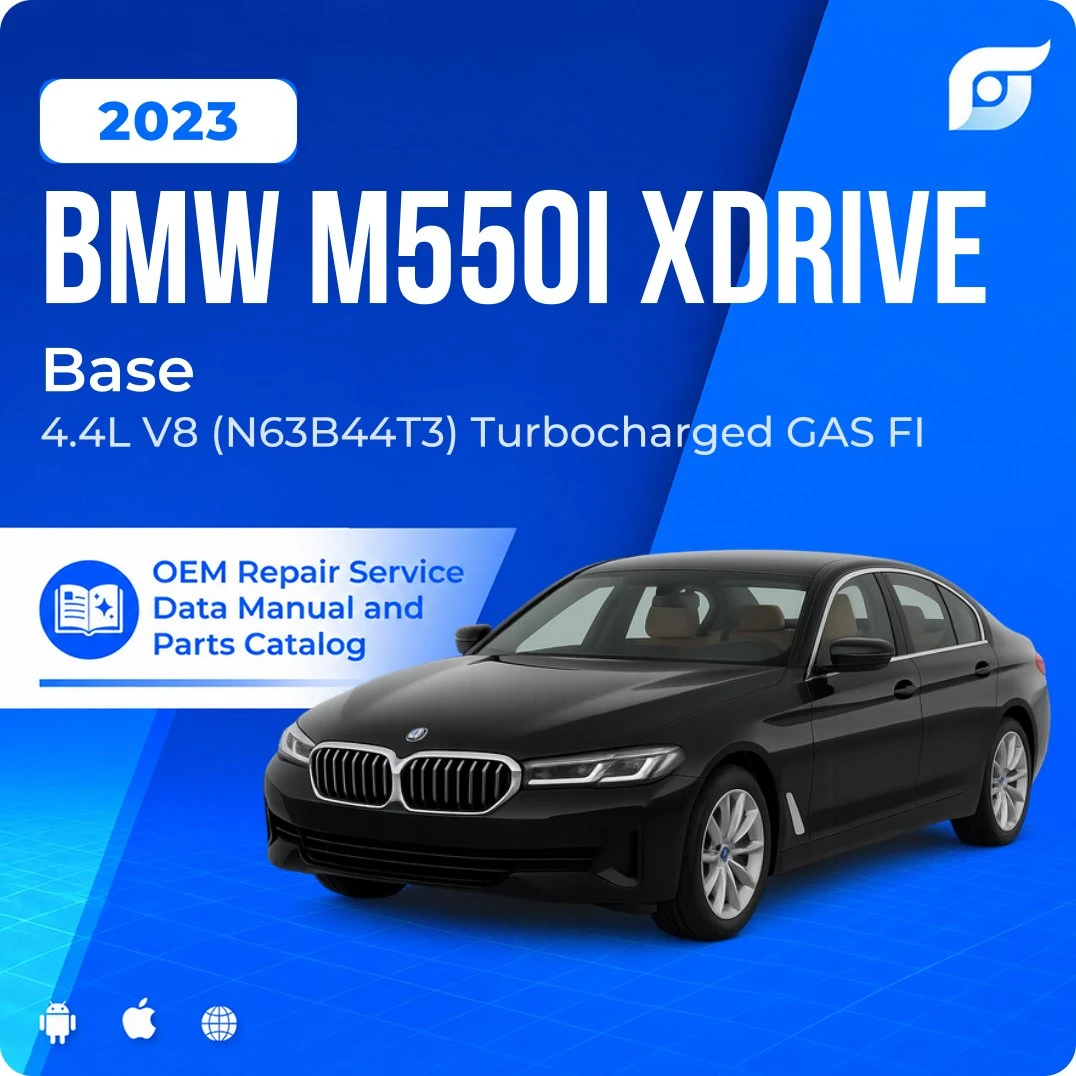 2023 BMW M550i xDrive Base - OEM Repair Service Manual