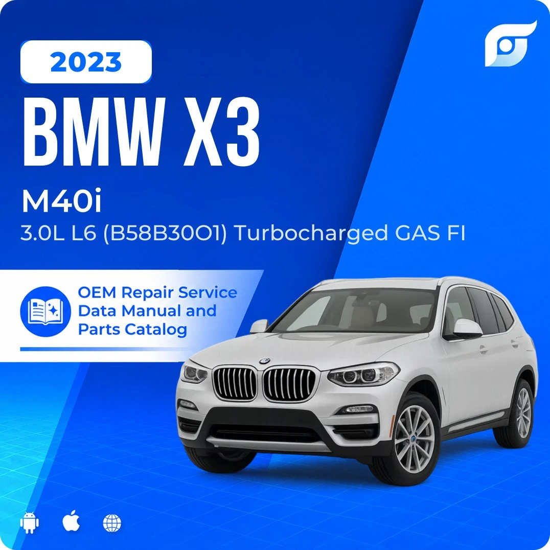 2023 BMW X3 M40i - OEM Repair Service Manual