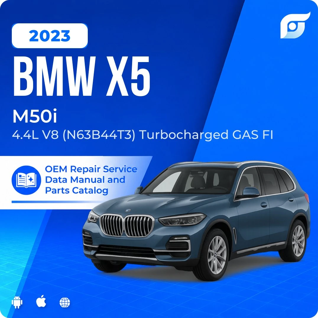 2023 BMW X5 M50i - OEM Repair Service Manual