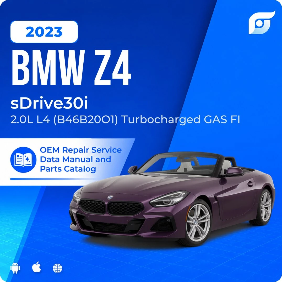 2023 BMW Z4 sDrive30i - OEM Repair Service Manual