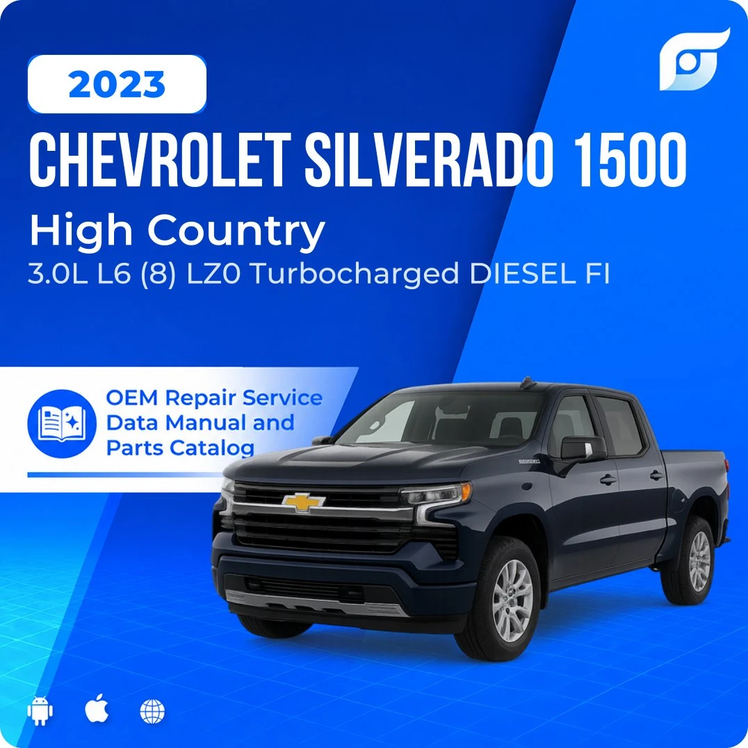 2023 Chevrolet Silverado 1500 High Country - OEM Repair Service Manual