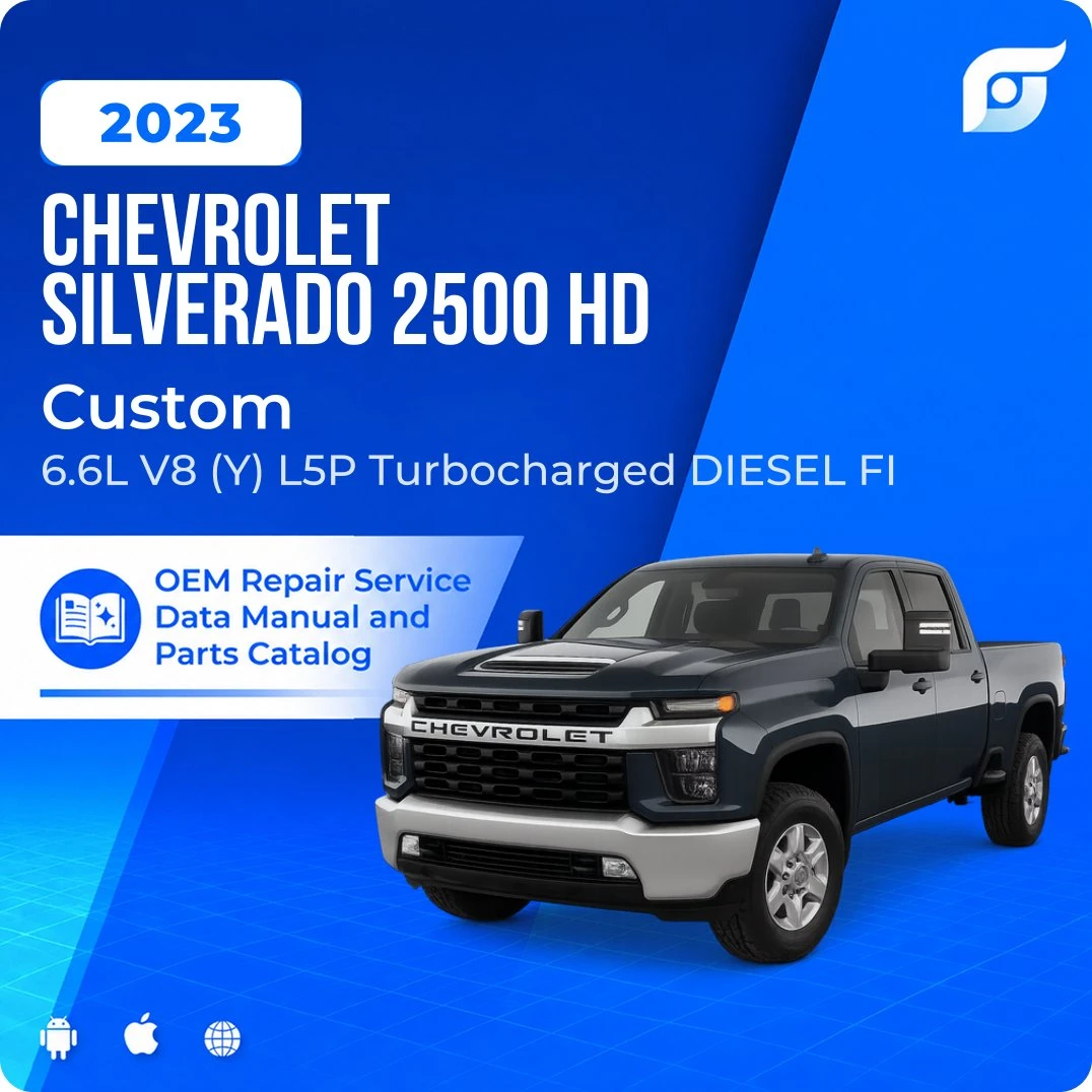 2023 Chevrolet Silverado 2500 HD Custom - OEM Repair Service Manual