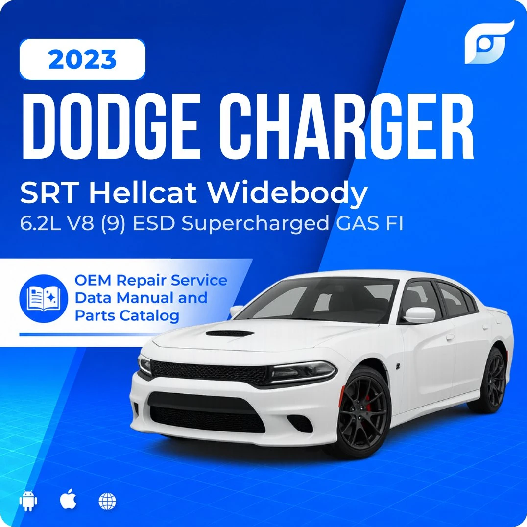 2023 Dodge Charger SRT Hellcat Widebody - OEM Repair Service Manual