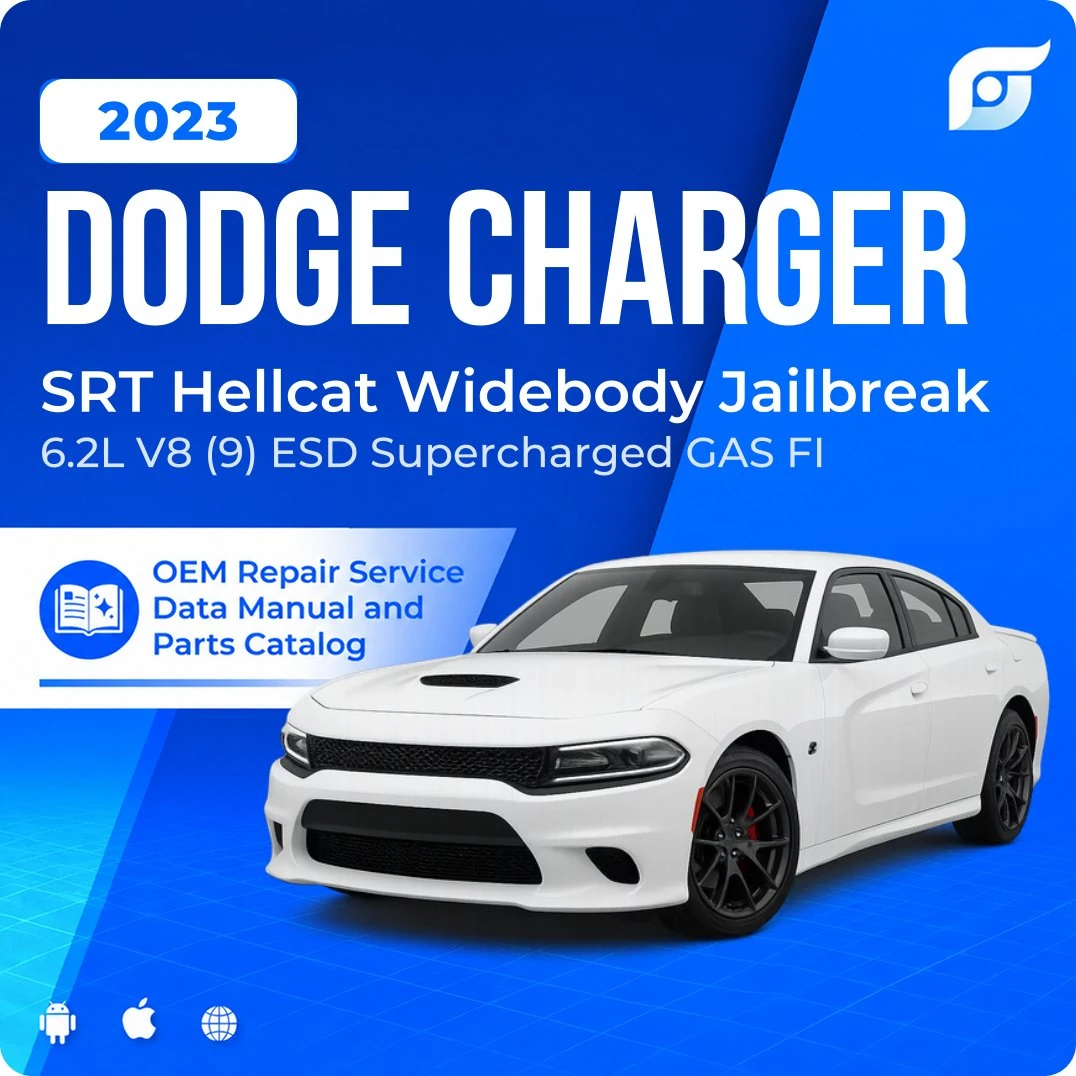 2023 Dodge Charger SRT Hellcat Widebody Jailbreak - OEM Repair Service Manual