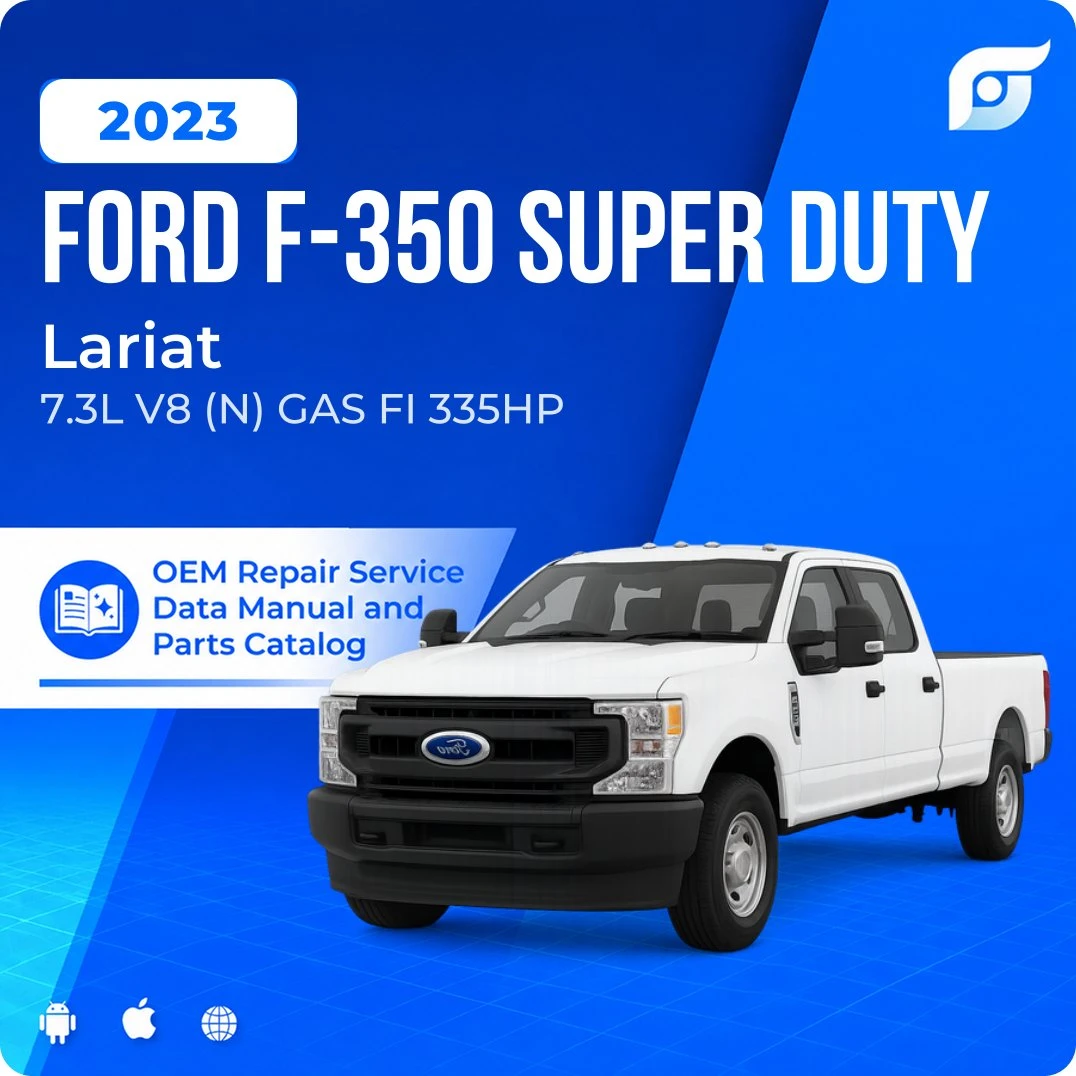 2023 Ford F-350 Super Duty Lariat - OEM Repair Service Manual