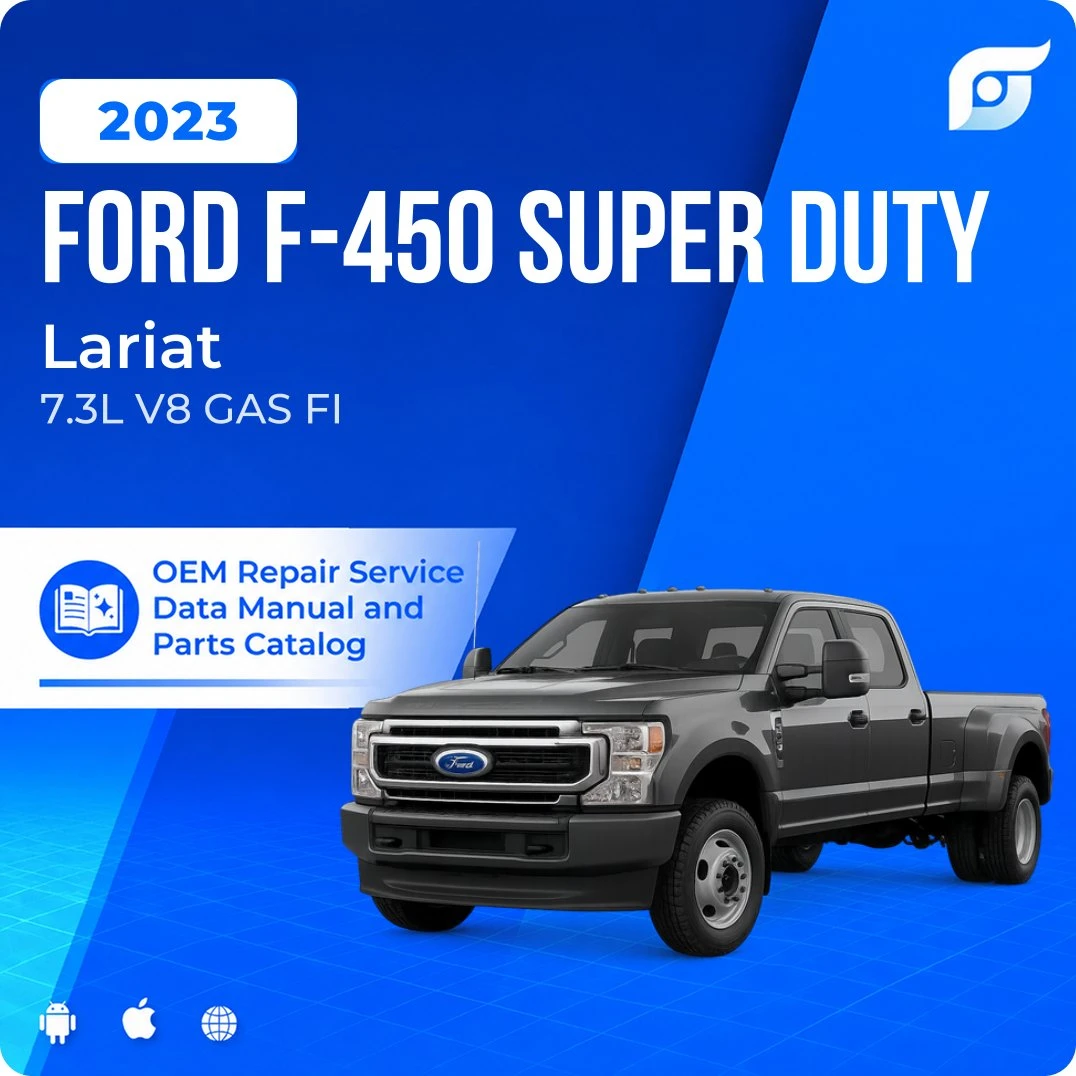 2023 Ford F-450 Super Duty Lariat - OEM Repair Service Manual