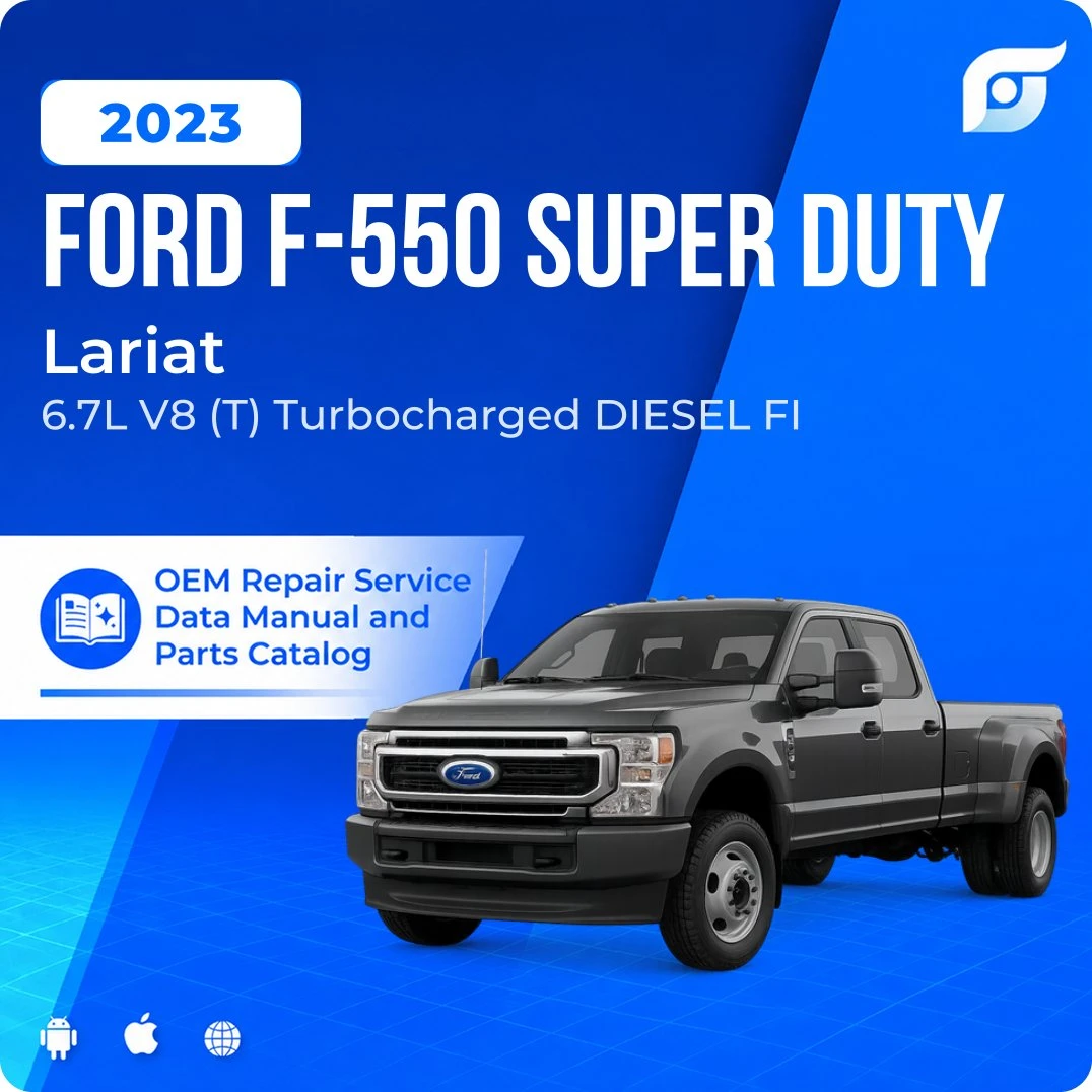 2023 Ford F-550 Super Duty Lariat - OEM Repair Service Manual