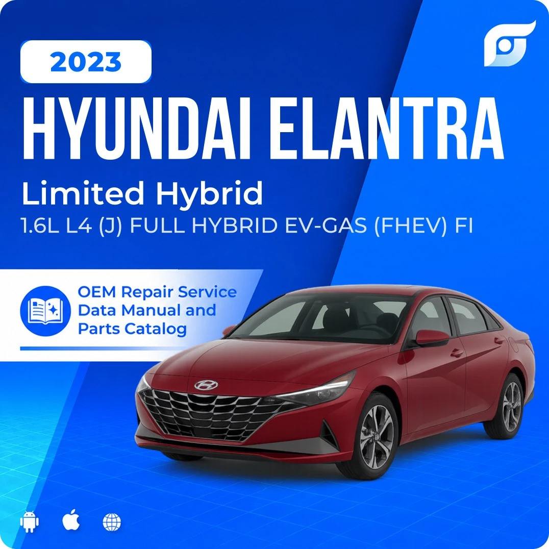 2023 Hyundai Elantra Limited Hybrid - OEM Repair Service Manual