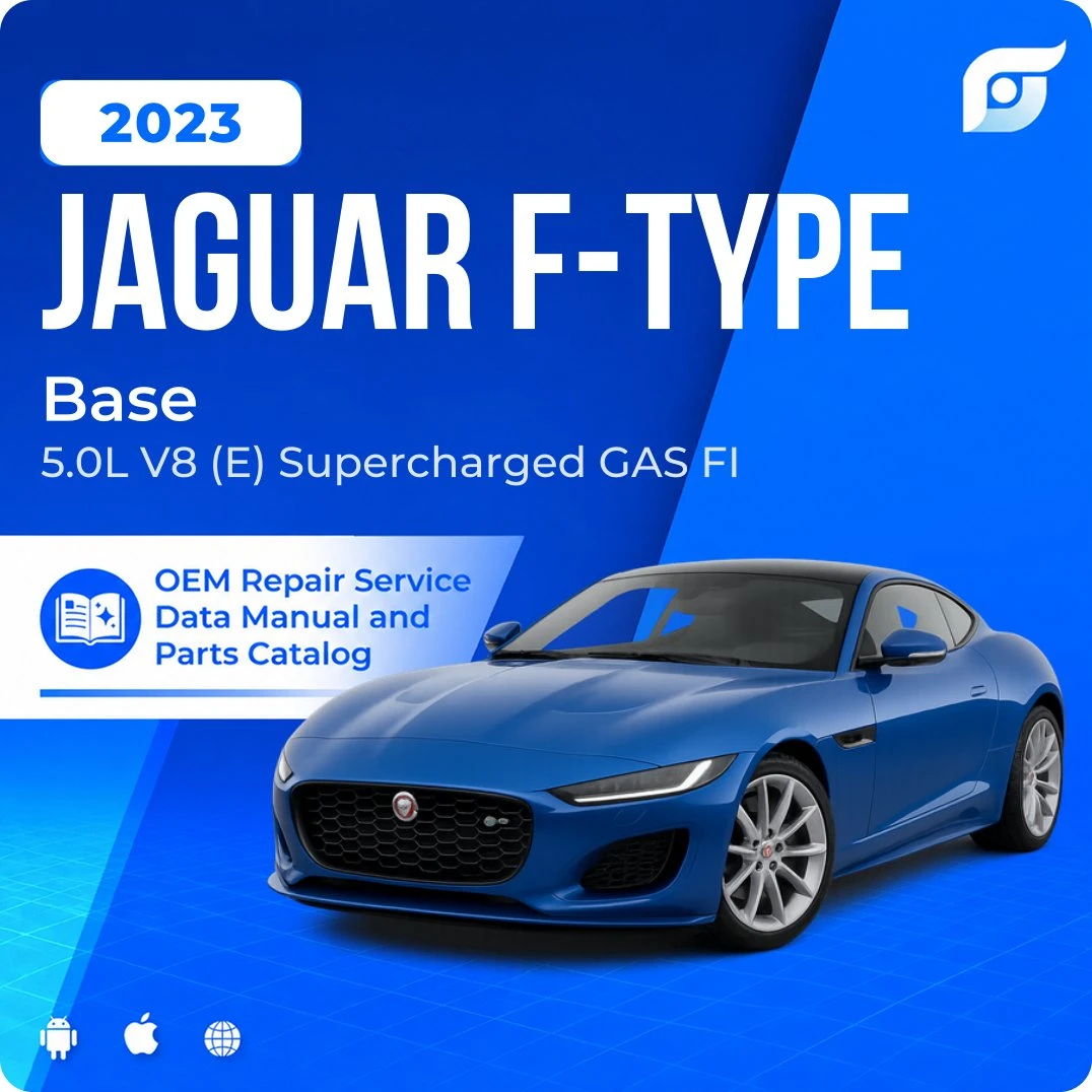 2023 Jaguar F-Type Base - OEM Repair Service Manual