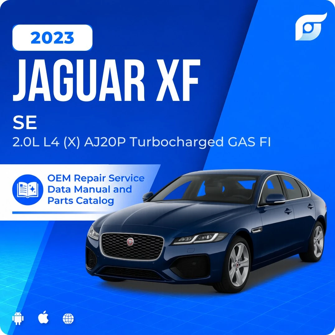 2023 Jaguar XF SE - OEM Repair Service Manual