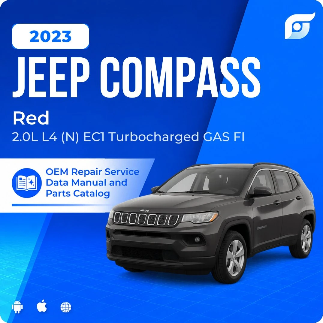 2023 Jeep Compass Red - OEM Repair Service Manual