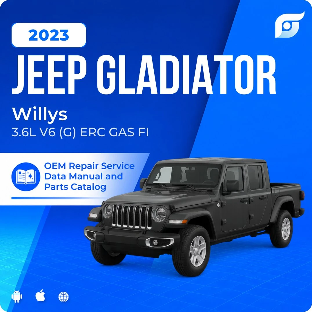 2023 Jeep Gladiator Willys - OEM Repair Service Manual