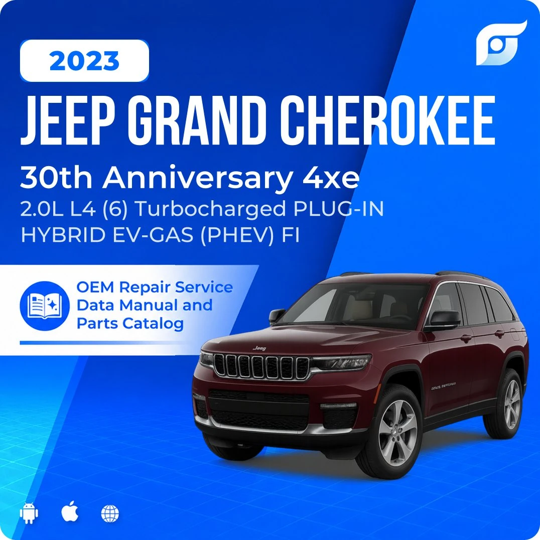 2023 Jeep Grand Cherokee 30th Anniversary 4xe - OEM Repair Service Manual
