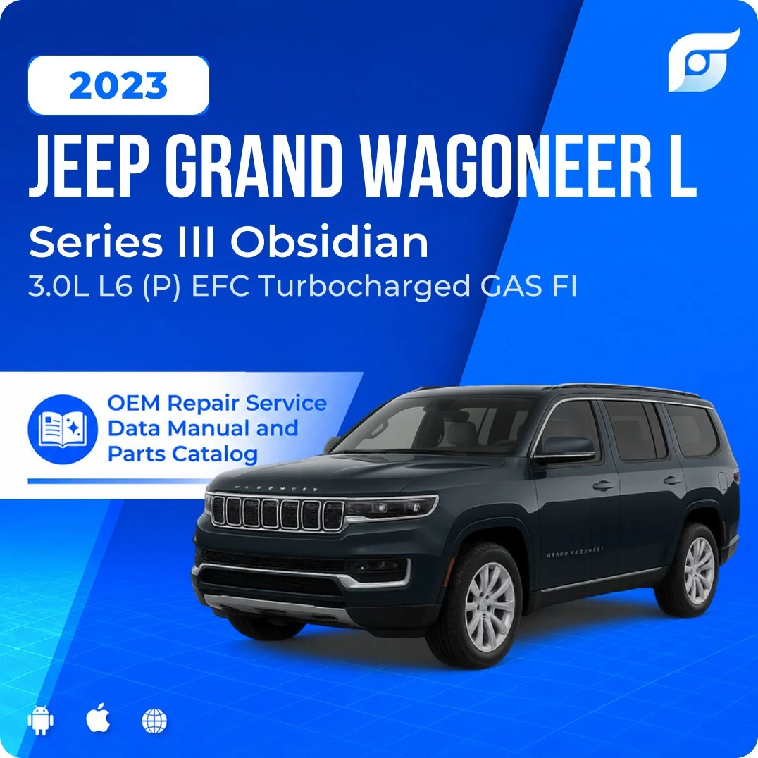 2023 Jeep Grand Wagoneer L Series III Obsidian - OEM Repair Service Manual