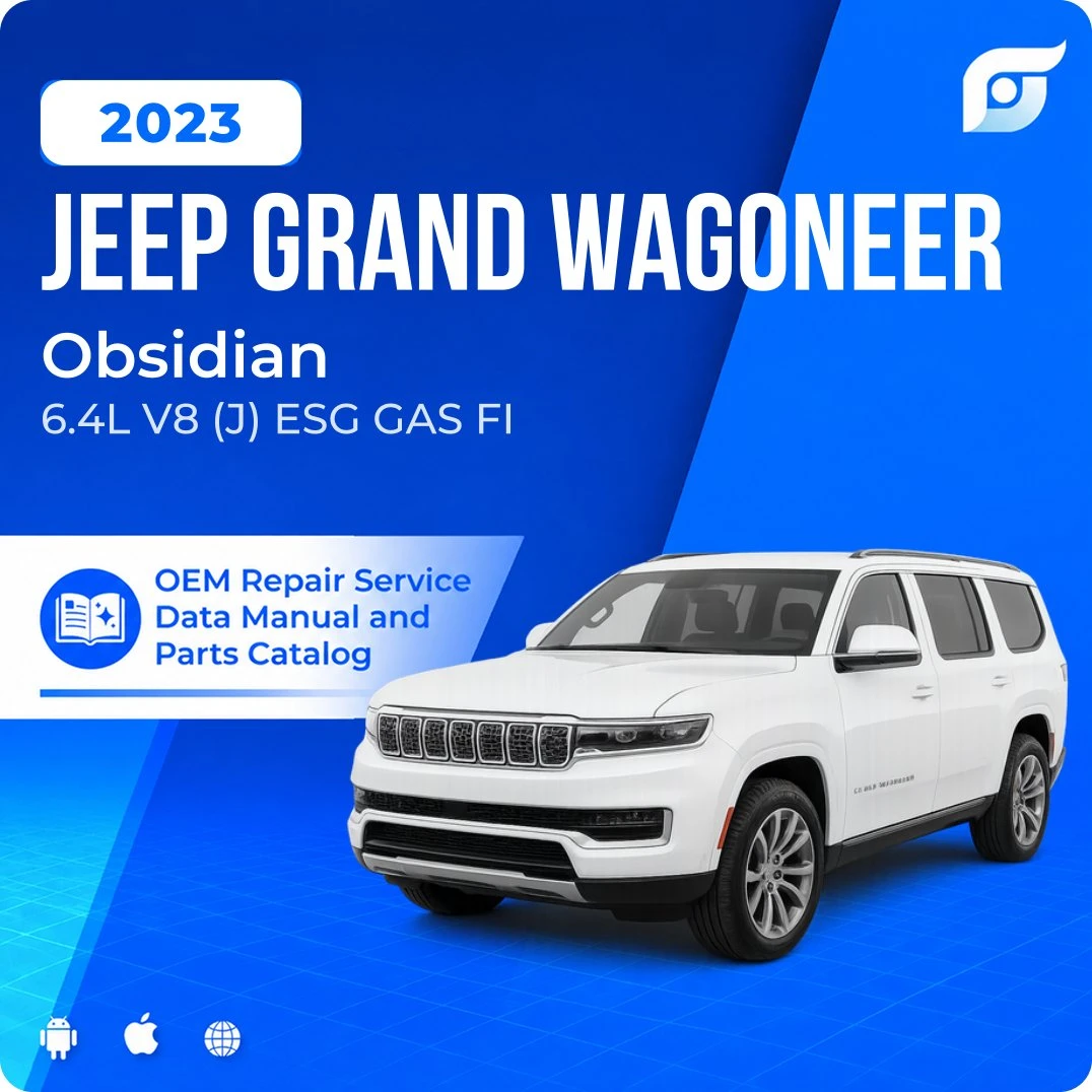 2023 Jeep Grand Wagoneer Obsidian - OEM Repair Service Manual