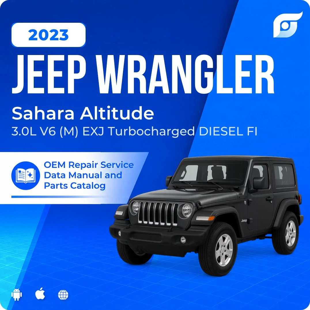 2023 Jeep Wrangler Sahara Altitude - OEM Repair Service Manual