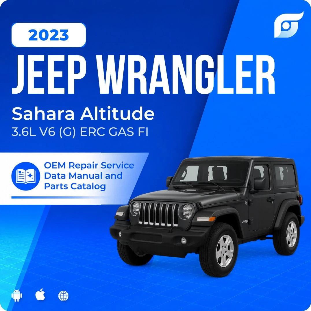 2023 Jeep Wrangler Sahara Altitude - OEM Repair Service Manual