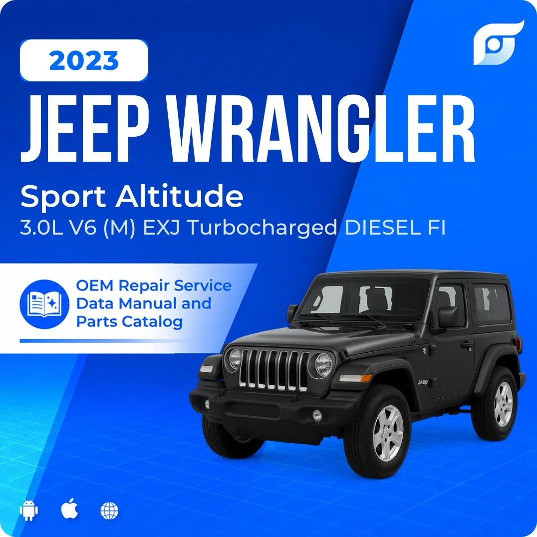 2023 Jeep Wrangler Sport Altitude - OEM Repair Service Manual