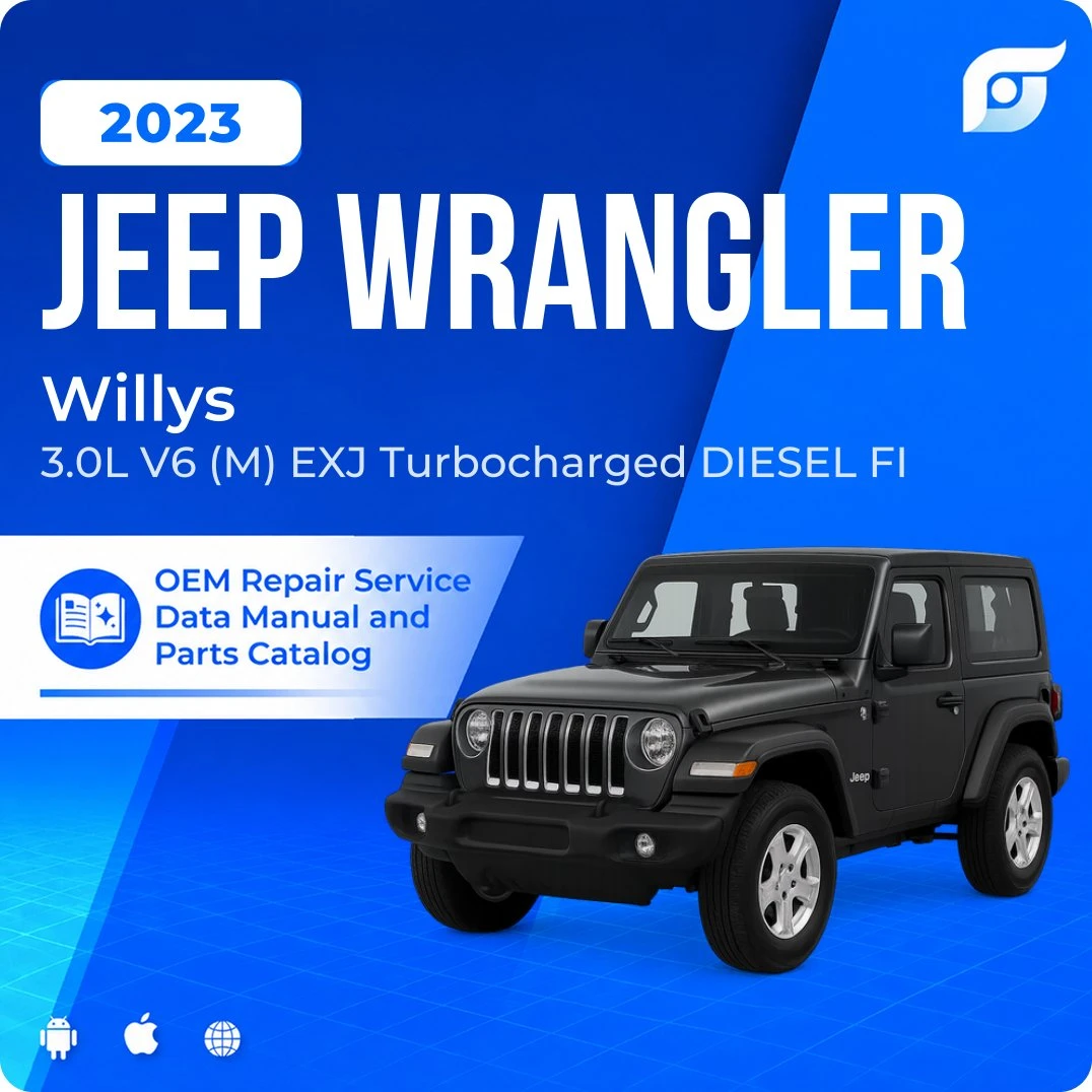 2023 Jeep Wrangler Willys - OEM Repair Service Manual