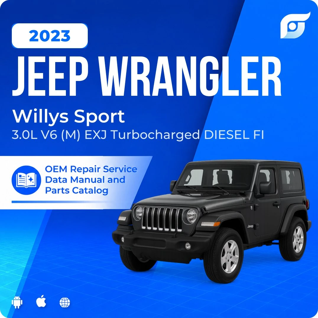 2023 Jeep Wrangler Willys Sport - OEM Repair Service Manual