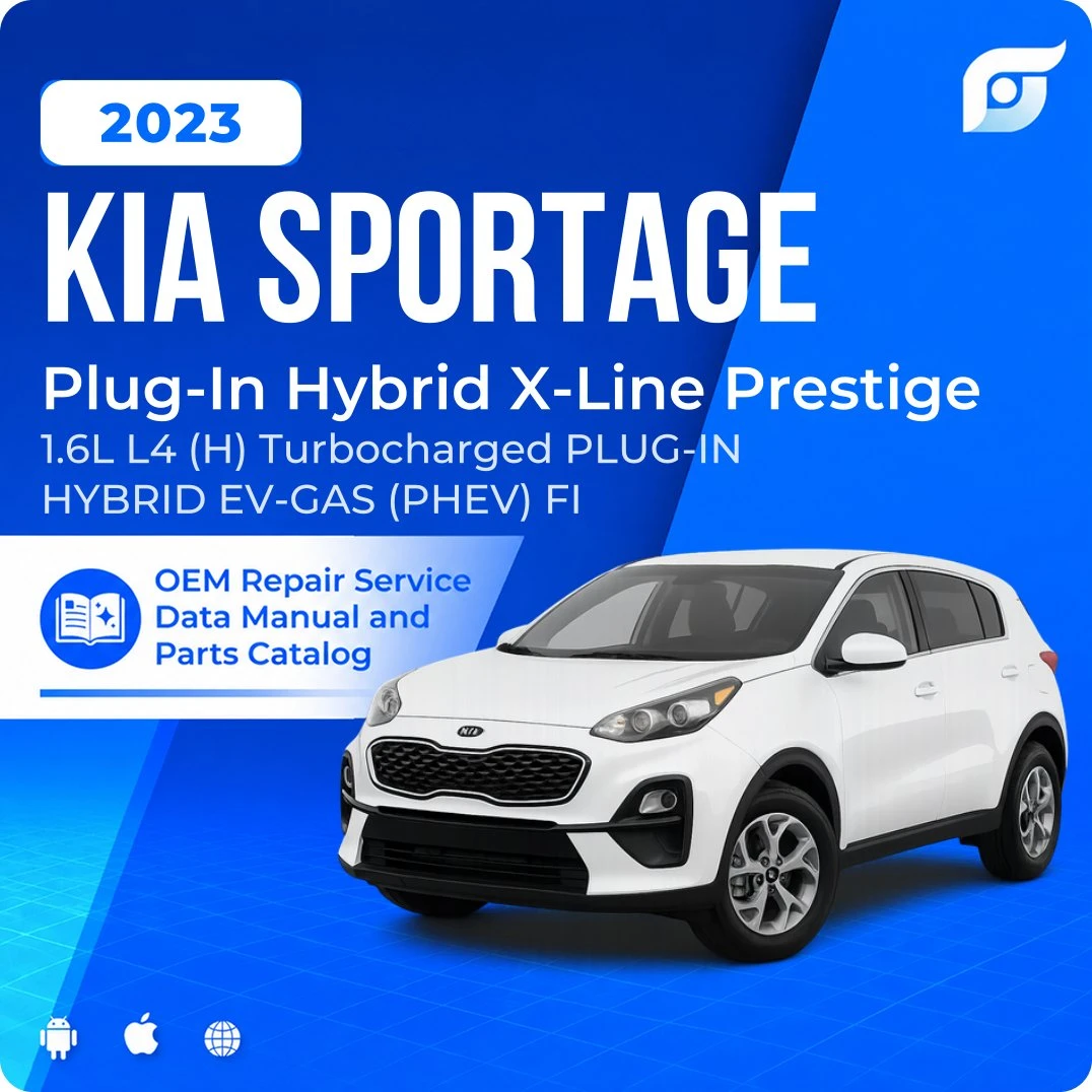 2023 Kia Sportage Plug-In Hybrid X-Line Prestige - OEM Repair Service Manual