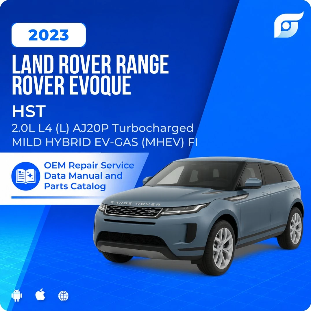 2023 Land Rover Range Rover Evoque HST - OEM Repair Service Manual