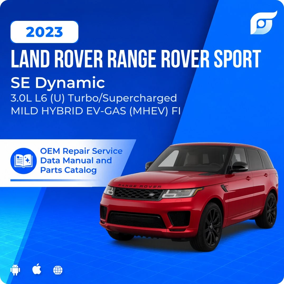 2023 Land Rover Range Rover Sport SE Dynamic - OEM Repair Service Manual