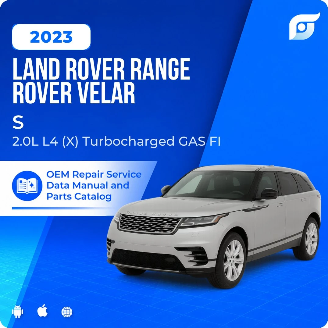 2023 Land Rover Range Rover Velar S - OEM Repair Service Manual