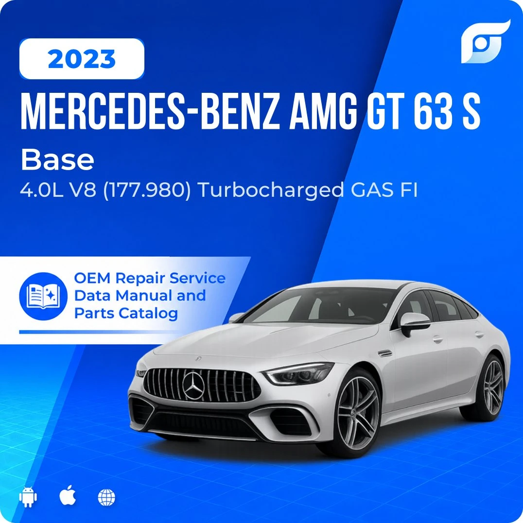 2023 Mercedes-Benz AMG GT 63 S Base - OEM Repair Service Manual