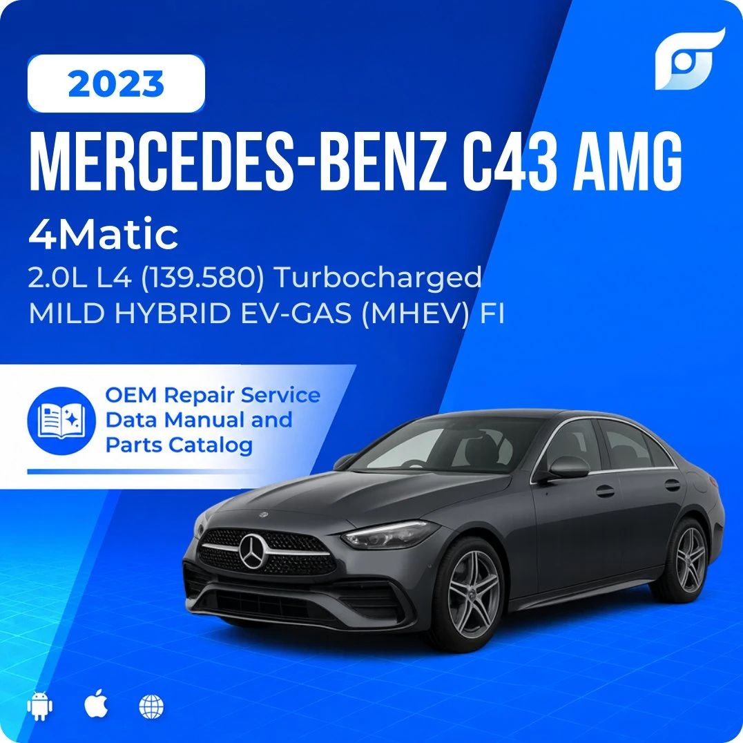 2023 Mercedes-Benz C43 AMG 4Matic - OEM Repair Service Manual