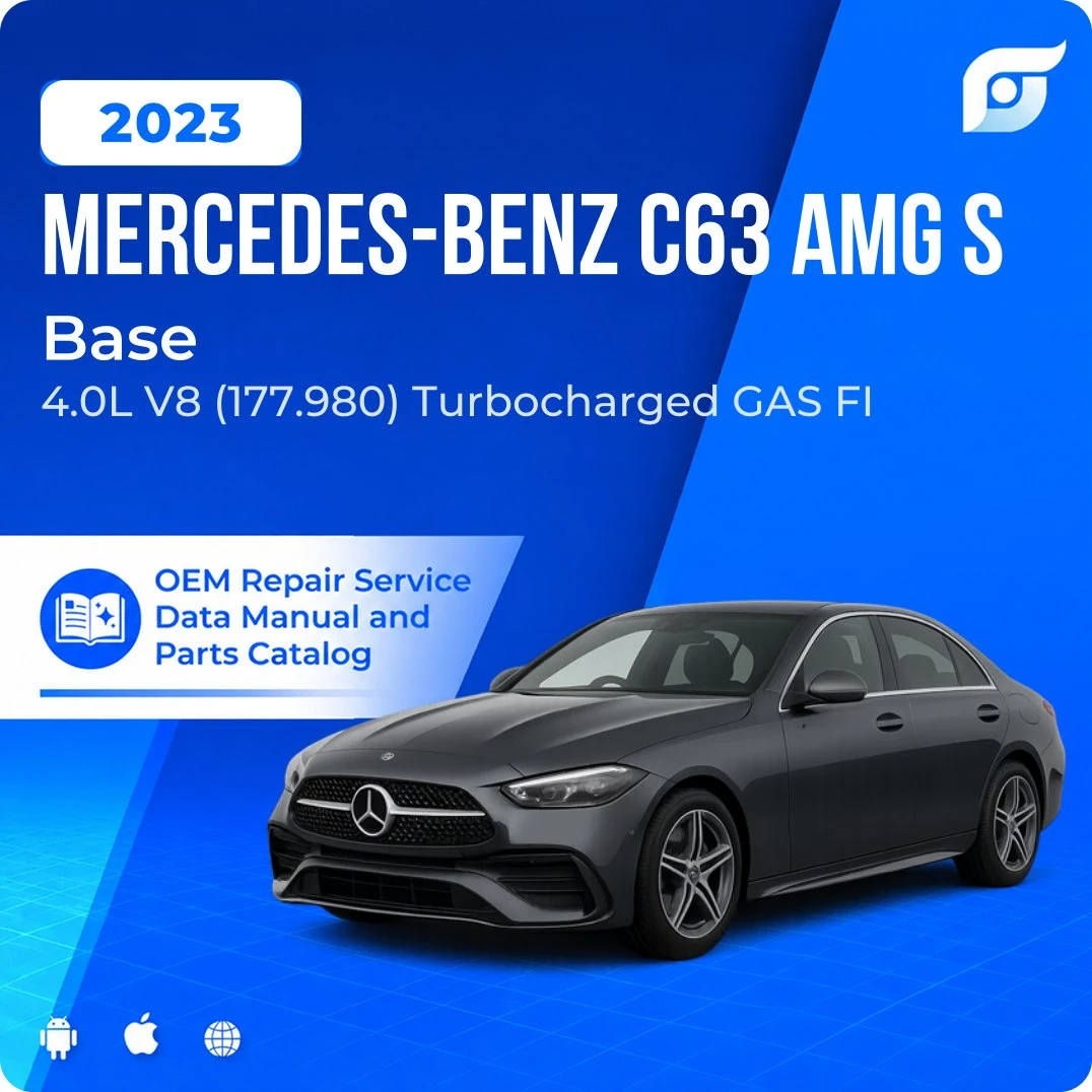 2023 Mercedes-Benz C63 AMG S Base - OEM Repair Service Manual