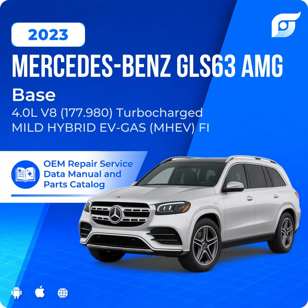 2023 Mercedes-Benz GLS63 AMG Base - OEM Repair Service Manual