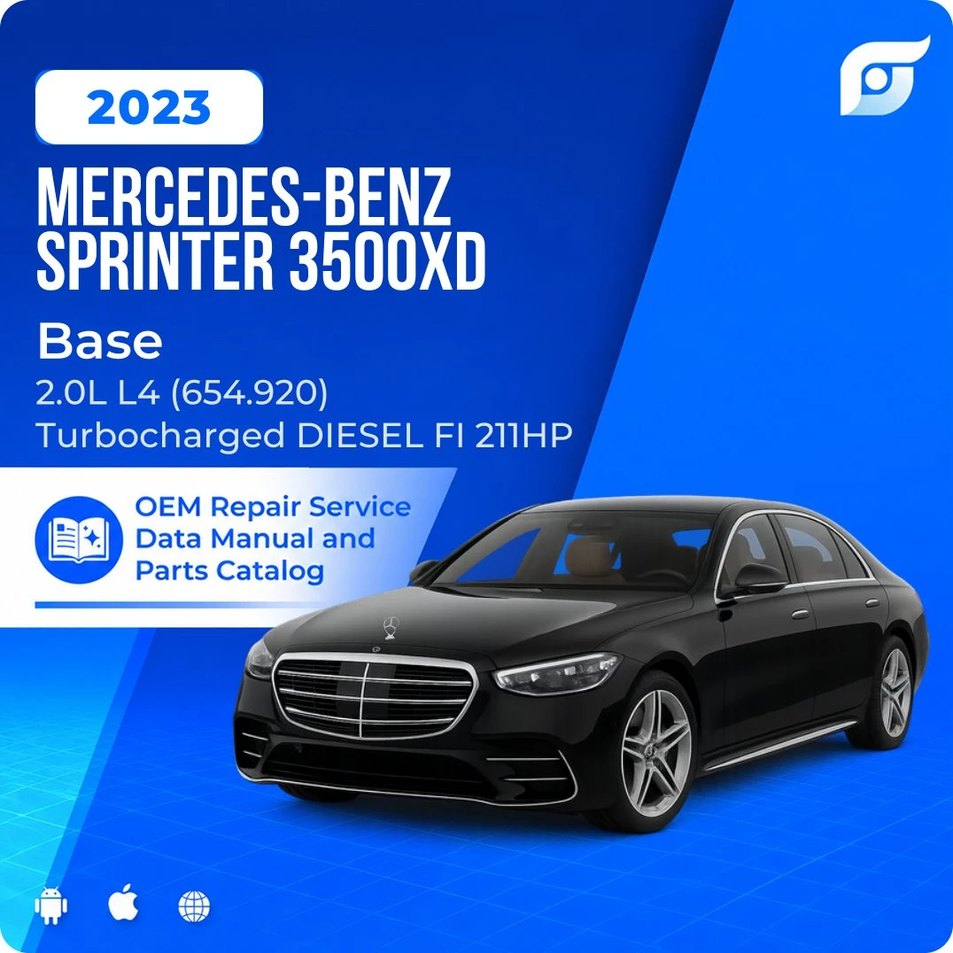 2023 Mercedes-Benz Sprinter 3500XD Base - OEM Repair Service Manual