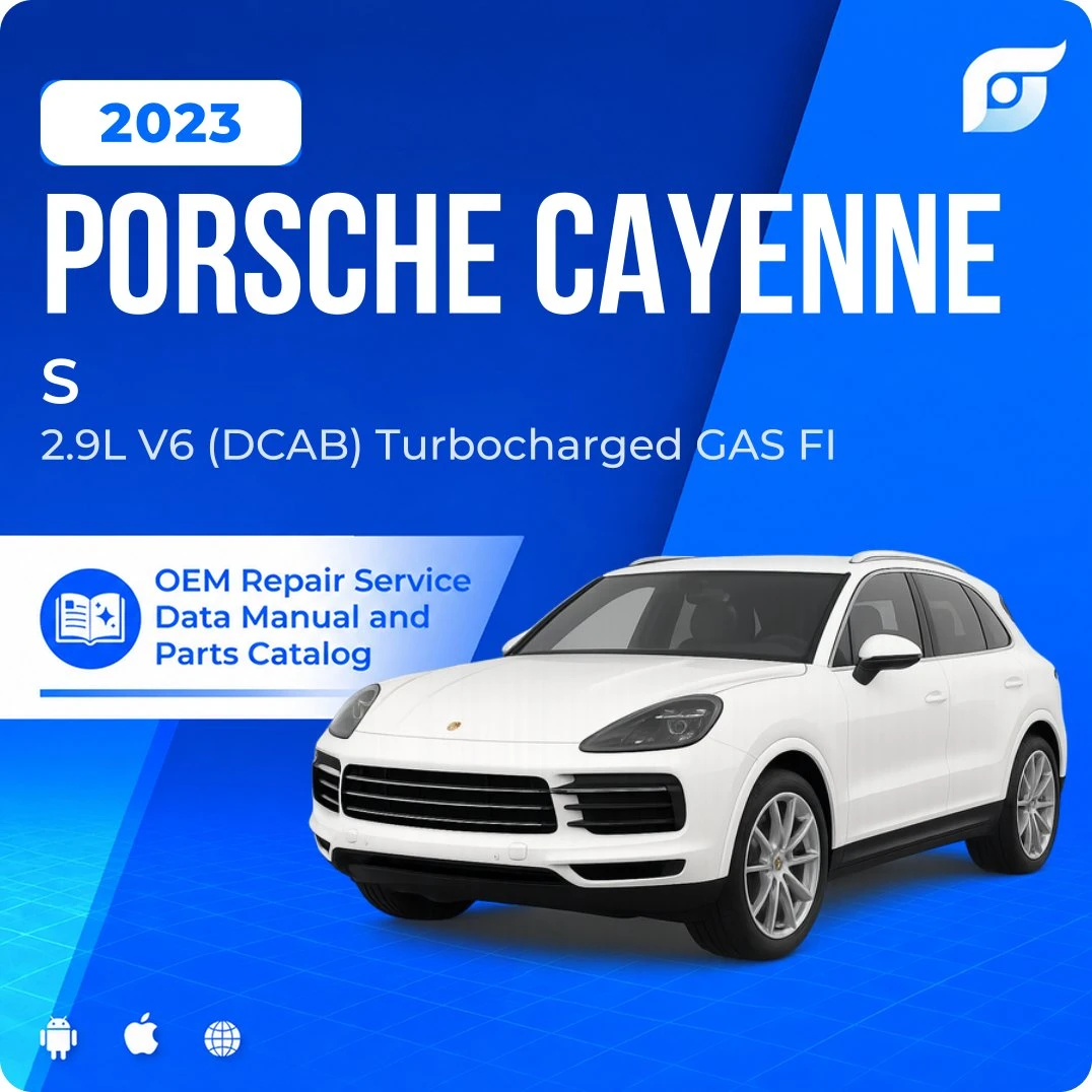 2023 Porsche Cayenne S - OEM Repair Service Manual