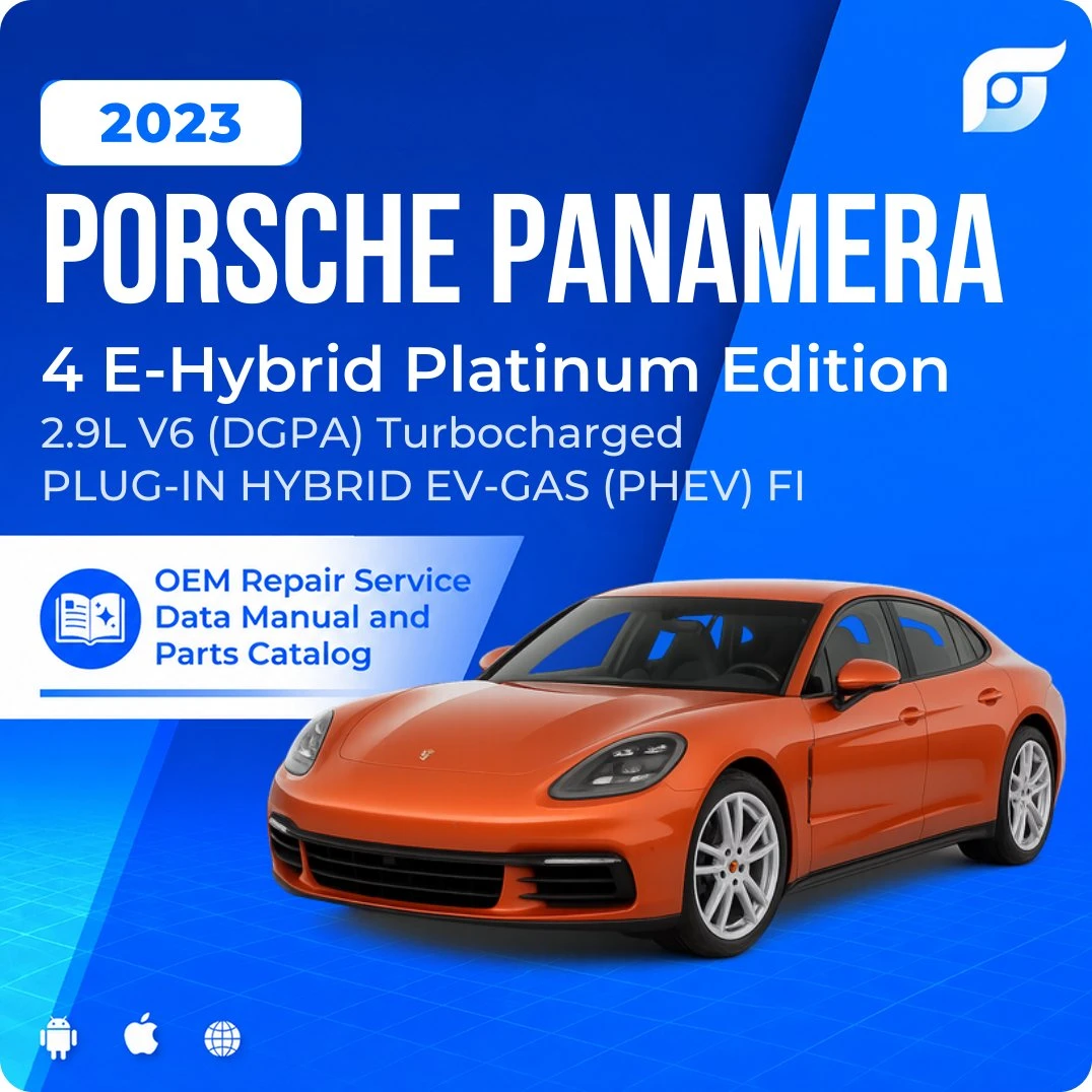 2023 Porsche Panamera 4 E-Hybrid Platinum Edition - OEM Repair Service Manual