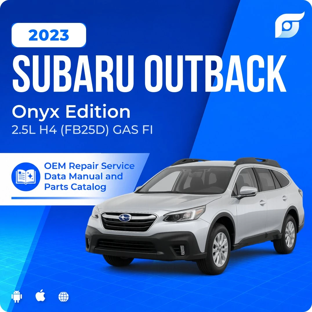 2023 Subaru Outback Onyx Edition - OEM Repair Service Manual