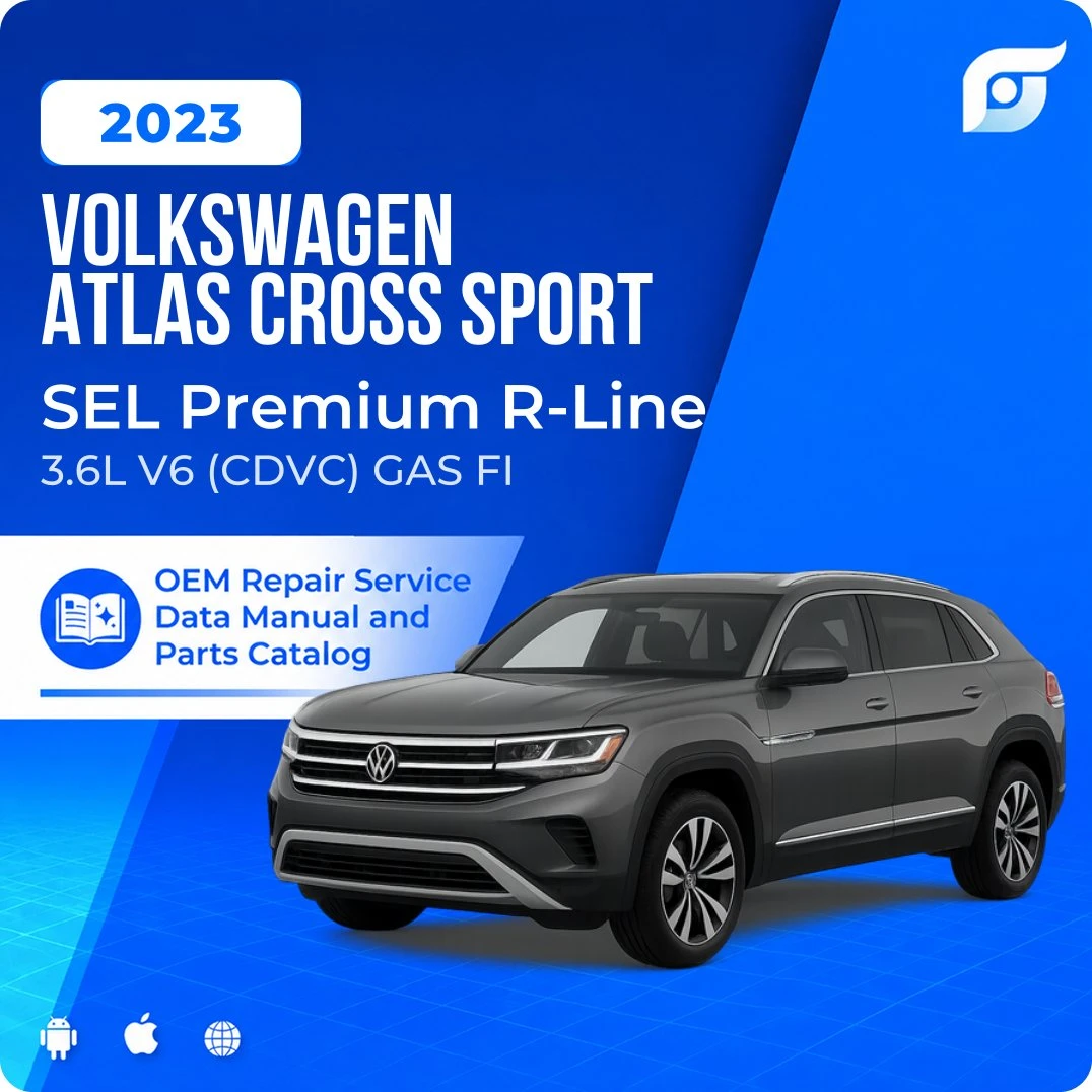 2023 Volkswagen Atlas Cross Sport SEL Premium R-Line - OEM Repair Service Manual