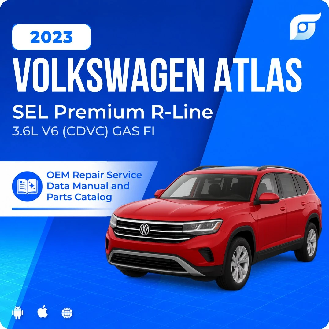 2023 Volkswagen Atlas SEL Premium R-Line - OEM Repair Service Manual