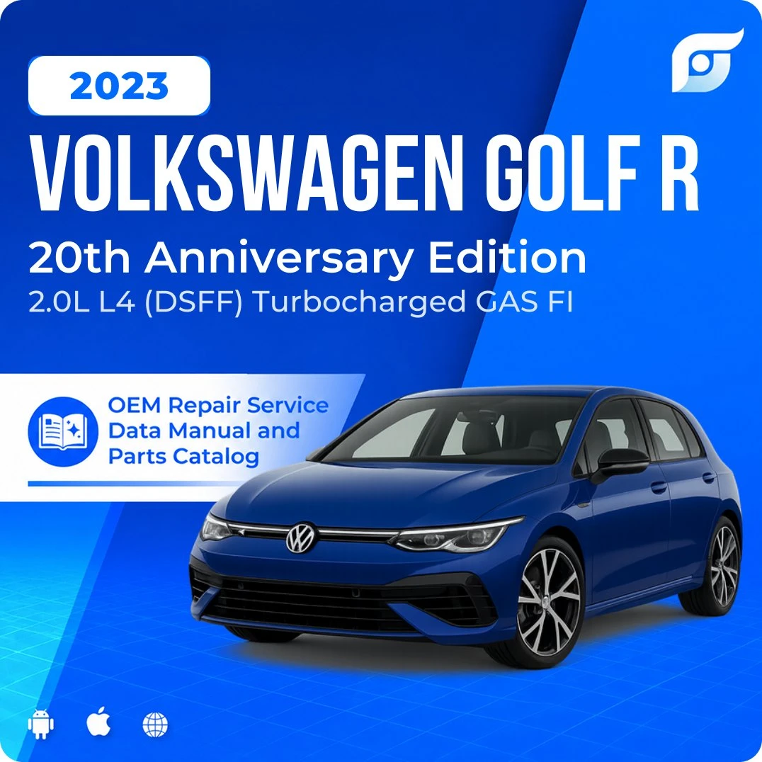 2023 Volkswagen Golf R 20th Anniversary Edition - OEM Repair Service Manual