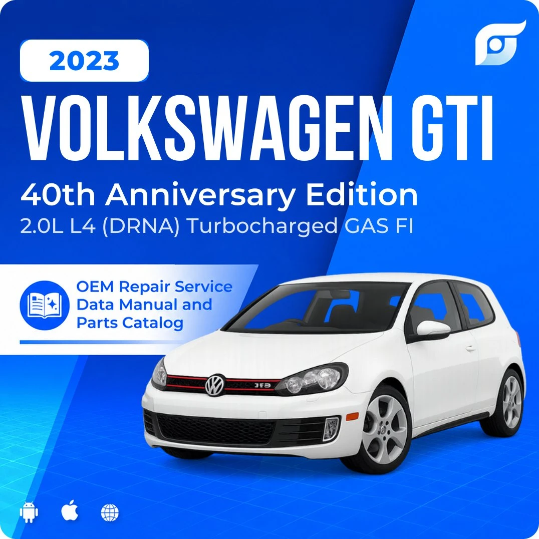 2023 Volkswagen GTI 40th Anniversary Edition - OEM Repair Service Manual