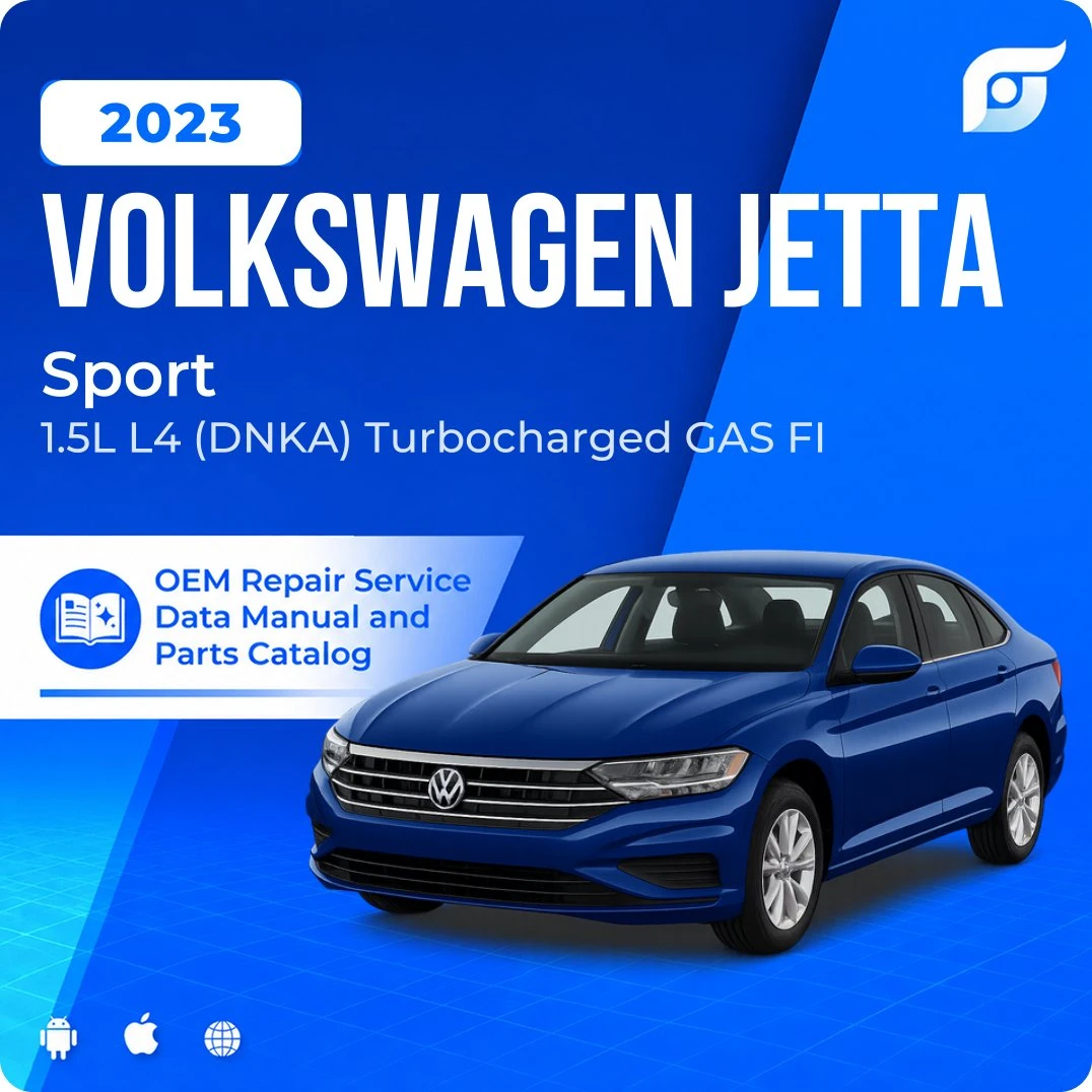 2023 Volkswagen Jetta Sport - OEM Repair Service Manual