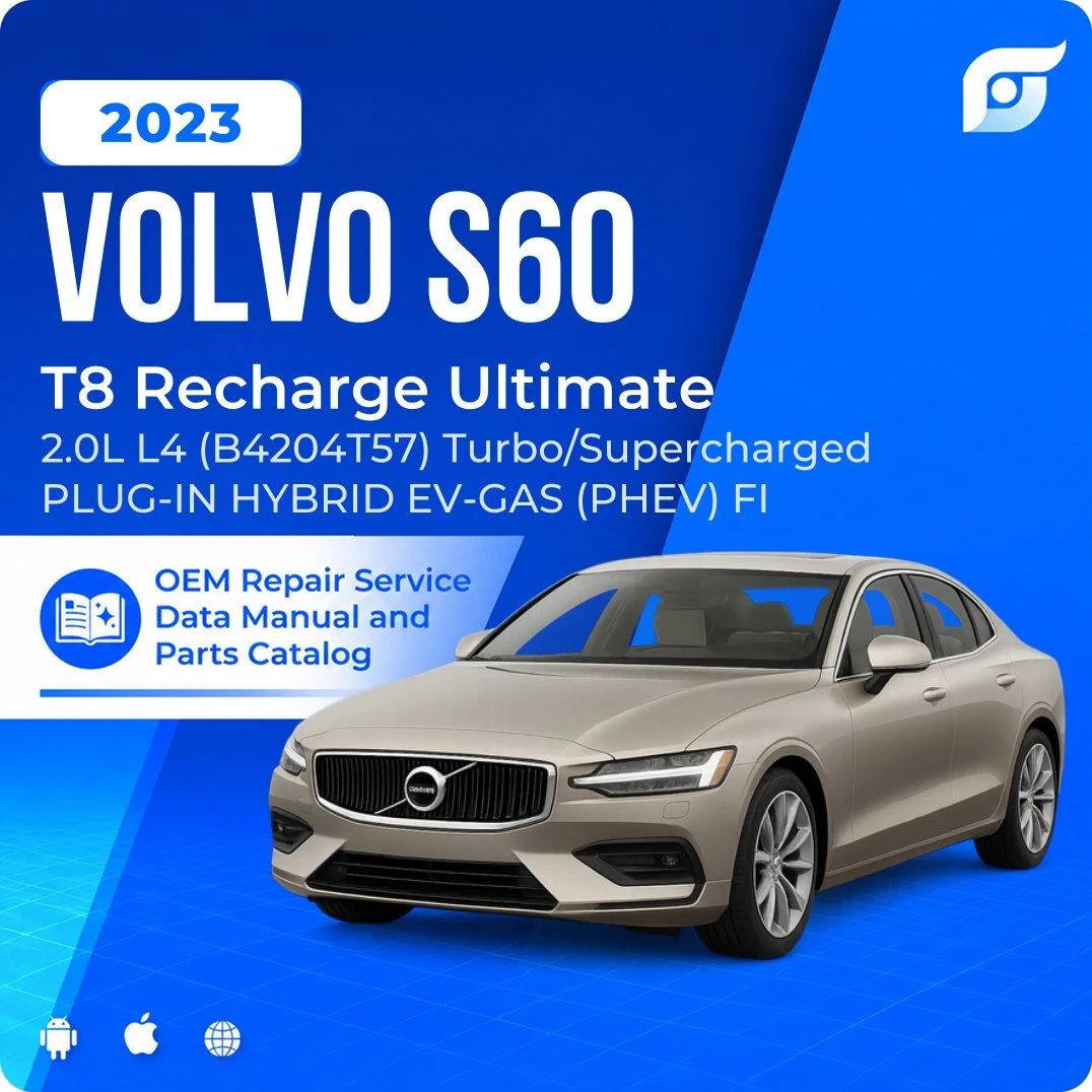 2023 Volvo S60 T8 Recharge Ultimate - OEM Repair Service Manual