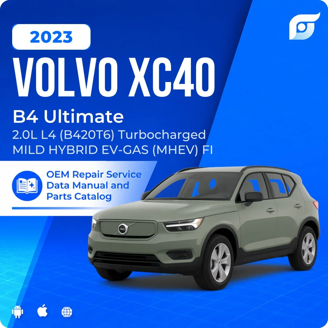 2023 Volvo XC40 B4 Ultimate - OEM Repair Service Manual