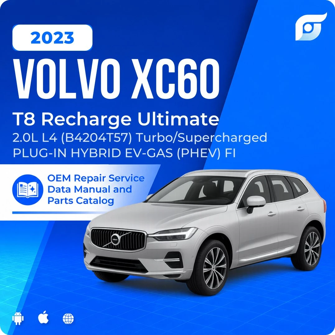 2023 Volvo XC60 T8 Recharge Ultimate - OEM Repair Service Manual