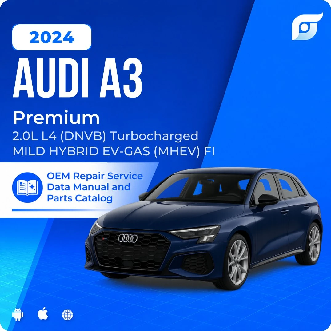2024 Audi A3 Premium - OEM Repair Service Manual