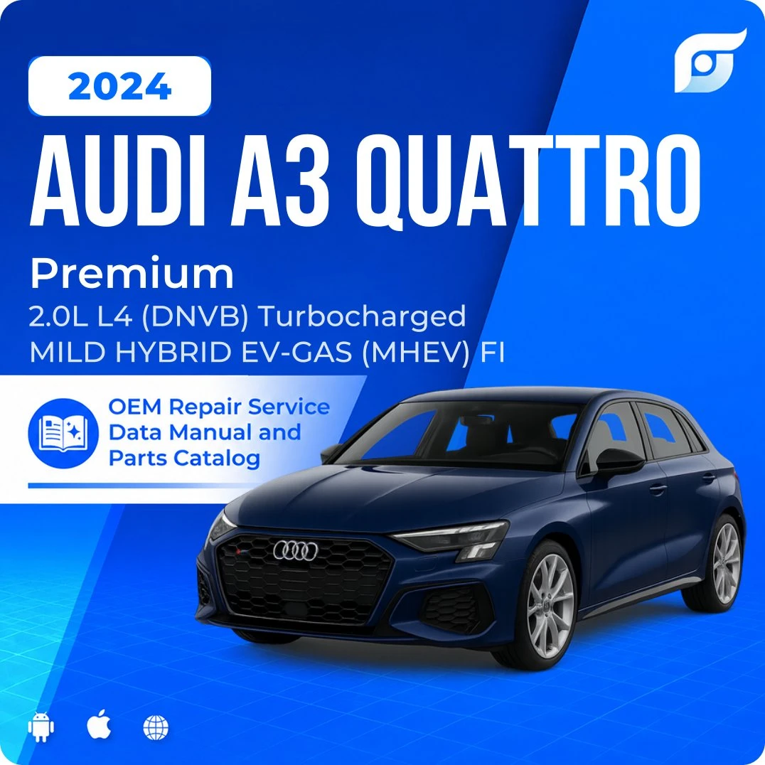 2024 Audi A3 Quattro Premium - OEM Repair Service Manual